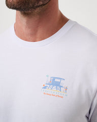White Travis Mathew Key West Kiss Tee