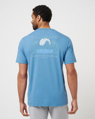 Stellar Blue Travis Mathew Bungalow Bliss Tee