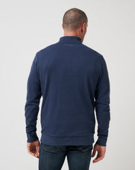 Heather Blue Travis Mathew Cloud Quarter Zip 2.0