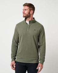 Dark Olive Travis Mathew Cloud Quarter Zip 2.0