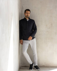 Black Travis Mathew Transatlantic Quarter Zip