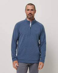 Bering Sea Travis Mathew Performance Waffle Quarter Zip