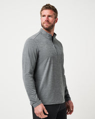 Heather Grey Travis Mathew Heater Pro Quarter Zip