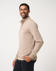 Heather Portabella Brown Travis Mathew Cloud Quarter Zip 2.0