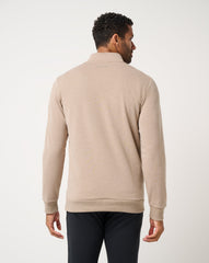 Heather Portabella Brown Travis Mathew Cloud Quarter Zip 2.0