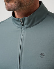 Balsam Green Travis Mathew Heater Pro Quarter Zip
