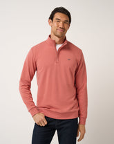 Brick Dust Travis Mathew Cloud Quarter Zip 2.0