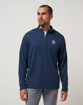 Navy Travis Mathew New York Yankees Time To Tailgate Quarter Zip