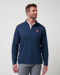 Navy Travis Mathew St Louis Cardinals Time To Tailgate Quarter Zip