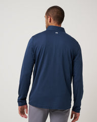 Navy Travis Mathew Atlanta Braves Time To Tailgate Quarter Zip