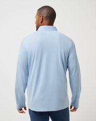 Heather Blue Travis Mathew Minnesota Twins Time To Tailgate Quarter Zip