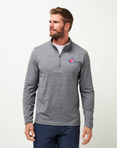 Sleet/Quiet Shade Travis Mathew Chicago Cubs The Heater Quarter Zip