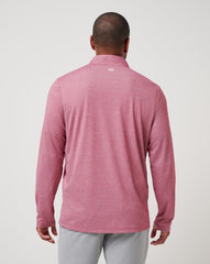 Heather Red Travis Mathew Texas Rangers Time To Tailgate Quarter Zip