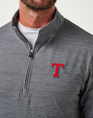 Sleet/Quiet Shade Travis Mathew Texas Rangers The Heater Quarter Zip