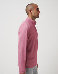 Heather Red Travis Mathew Washington Nationals Time To Tailgate Quarter Zip