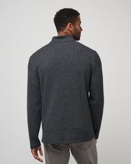 Heather Dark Grey Travis Mathew Last Sunset Quarter Zip