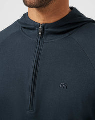 Total Eclipse Travis Mathew Country Hopping Hooded Quarter Zip