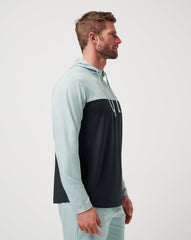 Gray Mist Travis Mathew Coin Toss Quarter Zip Hoodie