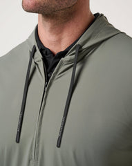 Dark Olive Travis Mathew Hero Hour Tech Hoodie