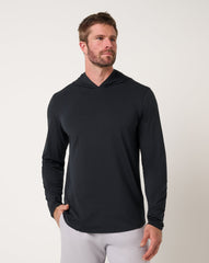 Black Travis Mathew Performance Jersey Hoodie