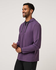 Purple Velvet Travis Mathew Hero Hour Tech Hoodie