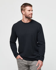 Black Travis Mathew Cloud Waffle Crew