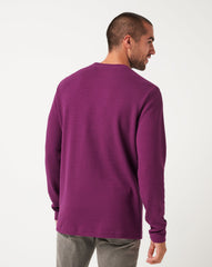 Claret Travis Mathew Burnley Cloud Waffle Crew