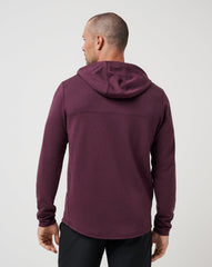 Heather Mauve Wine Travis Mathew Upgraded Tech Hoodie