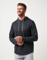 Heather Black Travis Mathew Upgraded Tech Hoodie