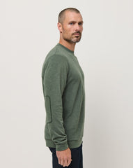 Heather Dark Olive Travis Mathew Cloud Sweater