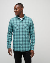 Total Eclipse/Cameo Travis Mathew Cloud Flannel Plaid Button-Up