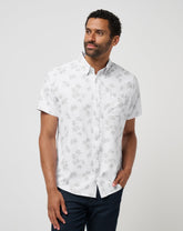 White Travis Mathew Mist On The Lake Button-Up