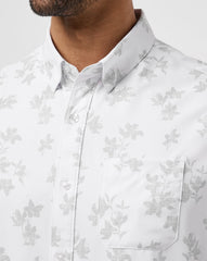 White Travis Mathew Mist On The Lake Button-Up