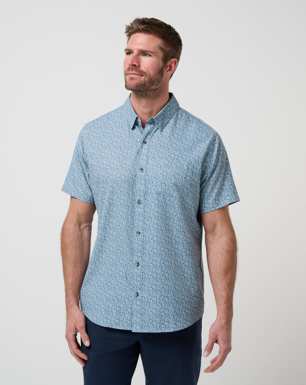 Arona Travis Mathew Techwoven Country Mile Button-Up