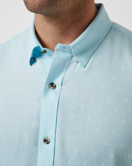 Cory Blue Travis Mathew Early Check In Button-Up
