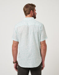 Eggshell Blue Travis Mathew Double Room Button-Up