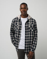 Black Travis Mathew Baubles Button-Up Hoodie