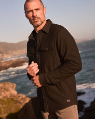 Black Travis Mathew Are We There Yet Shirt Jacket