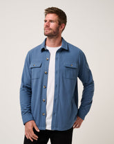 Bering Sea Travis Mathew Peak Fleece Shirt Jacket