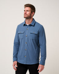 Bering Sea Travis Mathew Peak Fleece Shirt Jacket