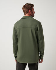 Dark Olive Travis Mathew Cloud Shirt Jacket