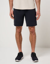 Black Travis Mathew Tech Knit Short 9In