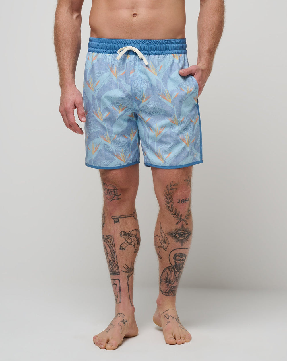 Heather Quiet Harbor Travis Mathew Lava Tunnels Boardshort