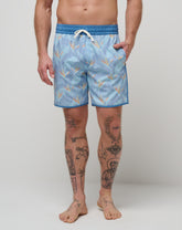 Heather Quiet Harbor Travis Mathew Lava Tunnels Boardshort