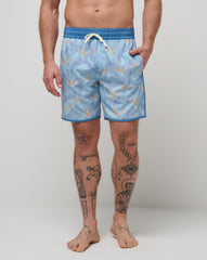Heather Quiet Harbor Travis Mathew Lava Tunnels Boardshort