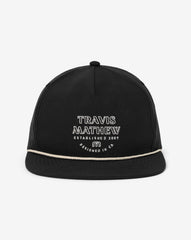 Black Travis Mathew Salted Shore Snapback Hat