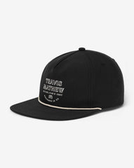 Black Travis Mathew Salted Shore Snapback Hat