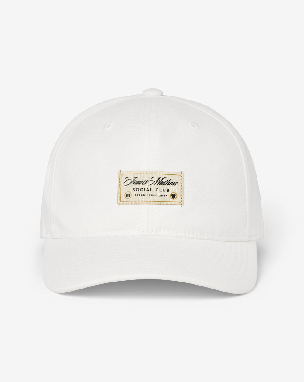White Travis Mathew TM Social Club Snapback Hat