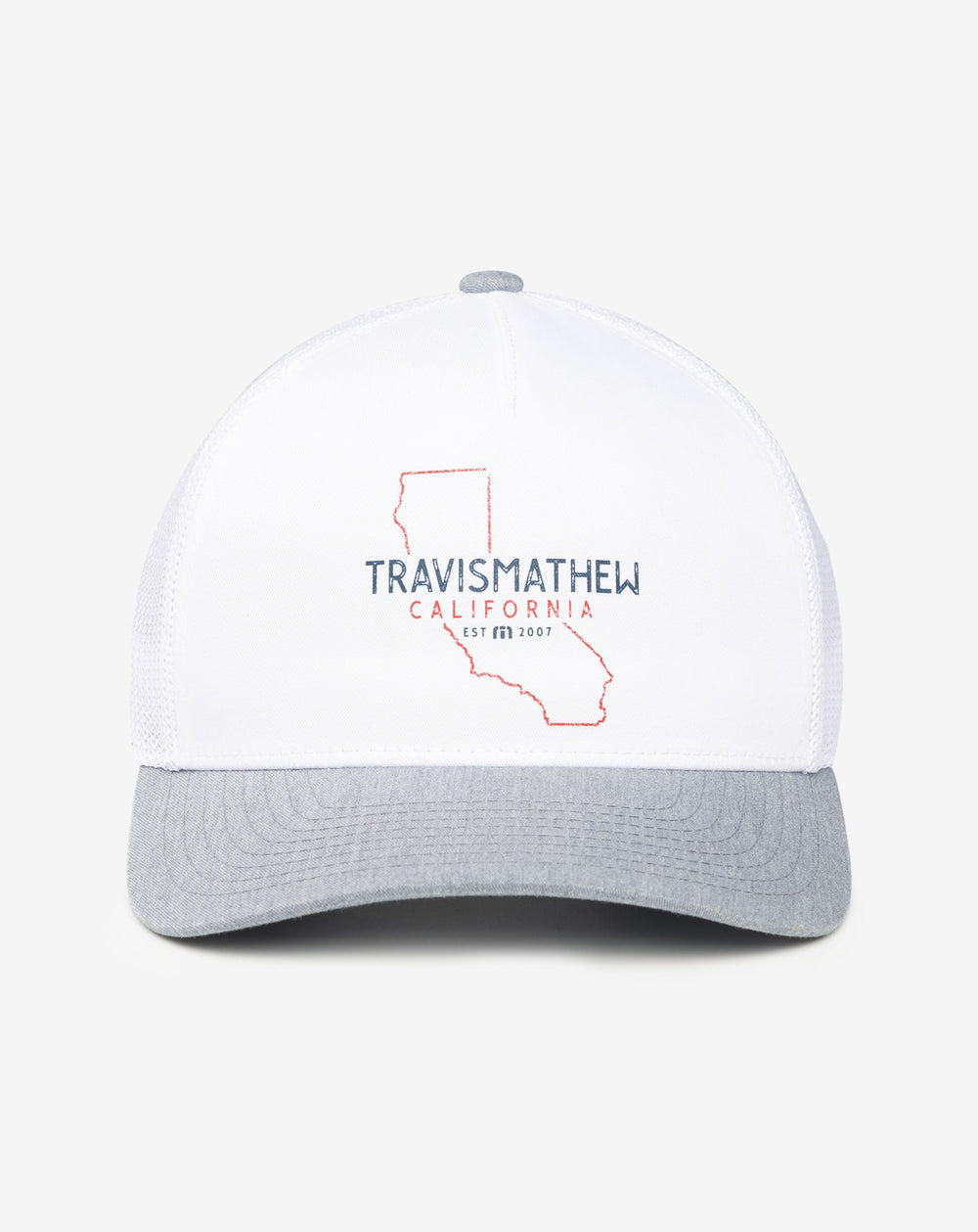 White Travis Mathew Almost Weather Snapback Hat