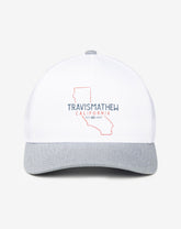 White Travis Mathew Almost Weather Snapback Hat